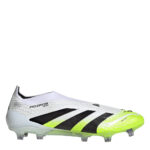 adidas Predator Firm Ground Football Boots – White/Blk/Lemon