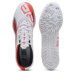 Puma Ultra Turf Football Boots – White/Black/Red – view 3