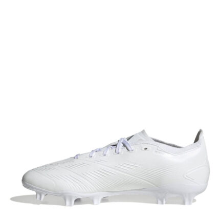 adidas Predator Firm Ground Football Boots – White/Silver – view 2