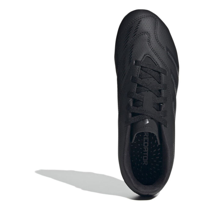 adidas Predator 24 Junior Firm Ground Football Boots – Black/Grey – view 5