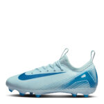 Nike Zoom Mercurial Vapor 16 Junior Firm Ground Football Boots – Blue/Baltic – view 2