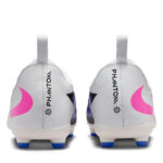 Nike Phantom 6 Junior Firm Ground Football Boots – Blue/Wht/Pink – view 5