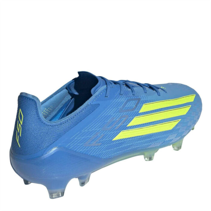 adidas F50 Firm Ground Football Boots – .Blue/Yellow – view 5