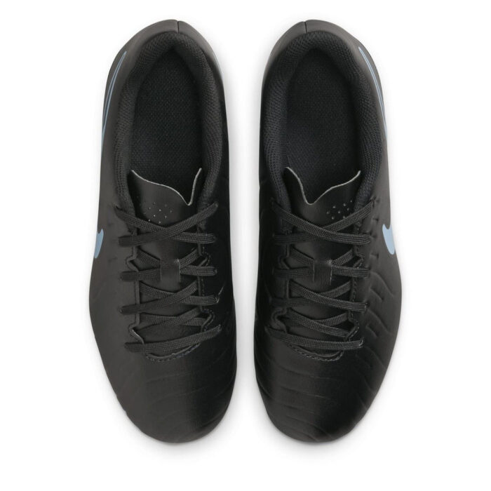 Nike Tiempo Legend 10 Junior Firm Ground Football Boots – Black/Black – view 6