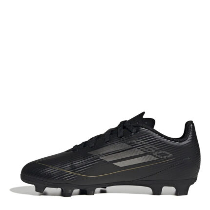 adidas F50 Junior Firm Ground Football Boots – Black/Silver – view 2