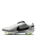 Nike Premier 3 Firm Ground Football Boots – Silver/Black - Image 2