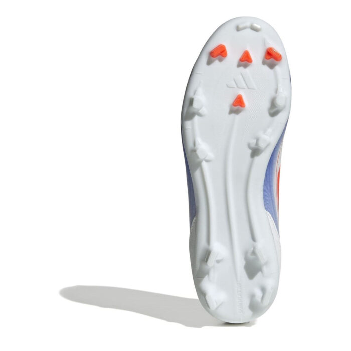 adidas F50 Junior Firm Ground Football Boots – White/Red/Blue – view 6