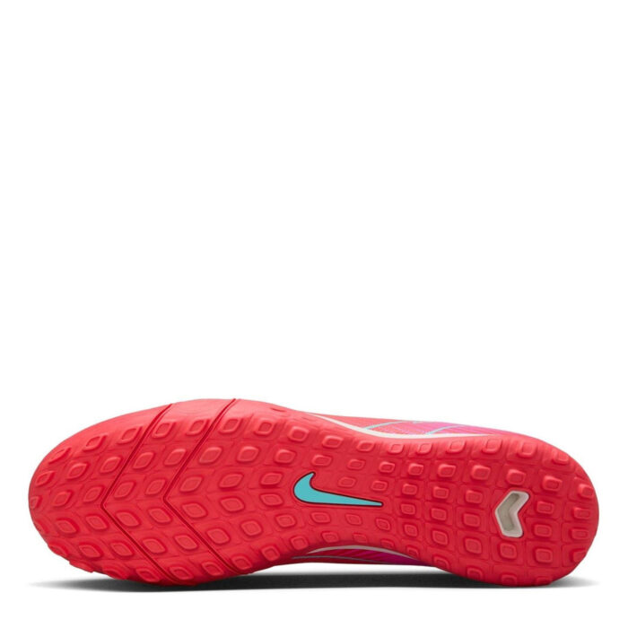 Nike Mens Zoom Mercurial Vapor 16 Turf Football Boots – Red/Green - Image 3
