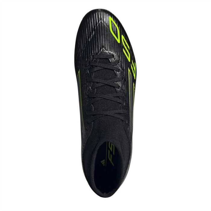 adidas Mens F50 Firm Ground Football Boots – Black/Lemon – view 5