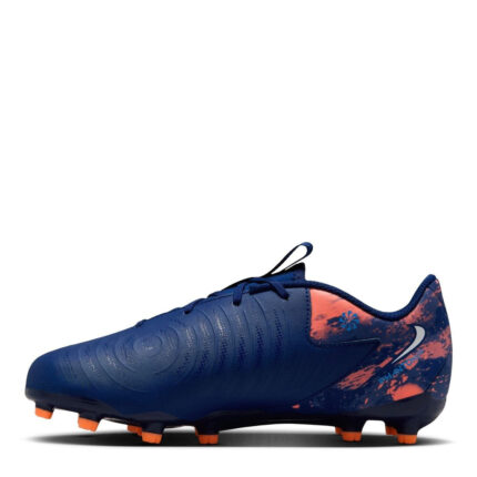 Nike Phantom Gx Ii Junior Firm Ground Football Boots – Blue/Chrome – view 2