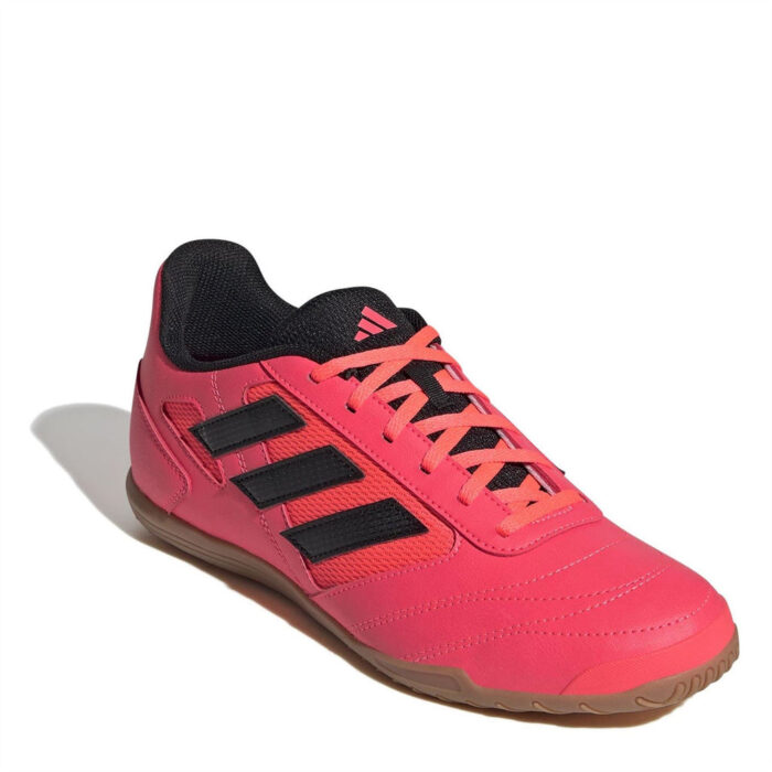 adidas Super Indoor Football Boots – Pink/Black – view 3
