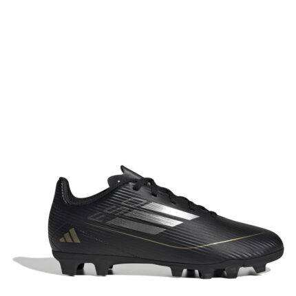 adidas F50 Junior Firm Ground Football Boots – Black/Silver