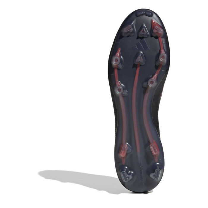 adidas F50 Firm Ground Football Boots – Black/Iron/Red – view 6