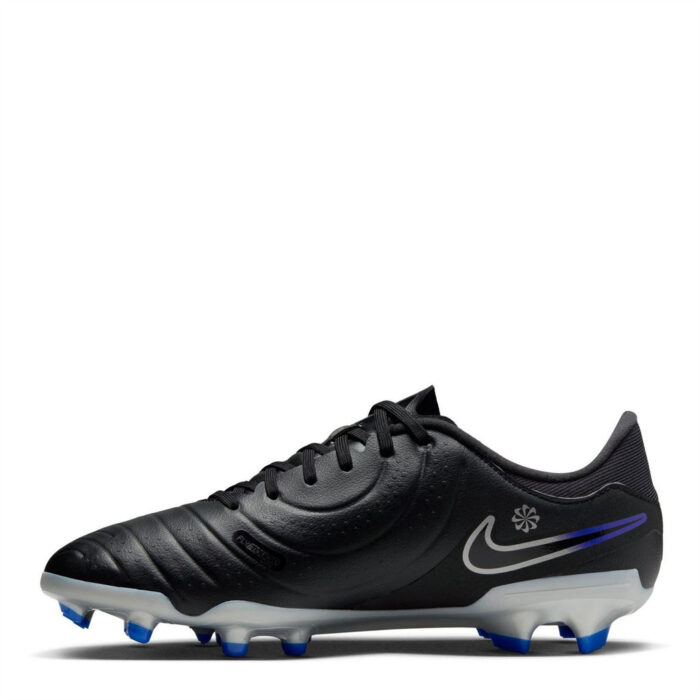 Nike Tiempo Legend 10 Firm Ground Football Boots – Black/Chrome - Image 8