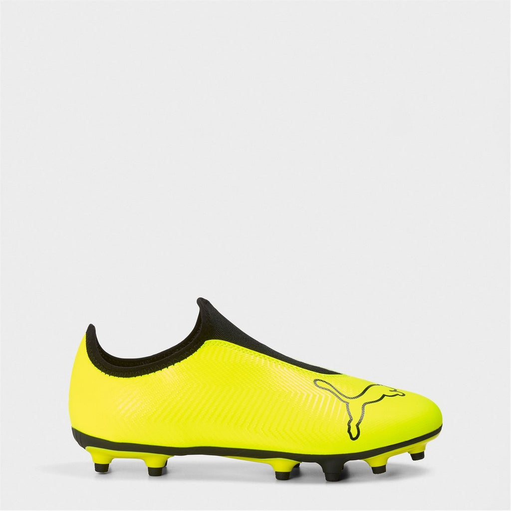 Puma Finesse Junior Firm Ground Football Boots – Yellow/Black