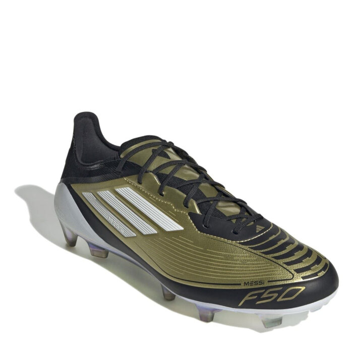 adidas F50 Firm Ground Football Boots – Gold/Black – view 3
