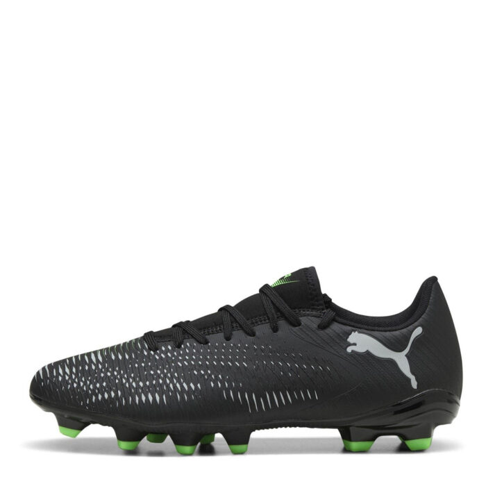 Puma Future 8 Firm Ground Football Boots – Black/Green – view 2