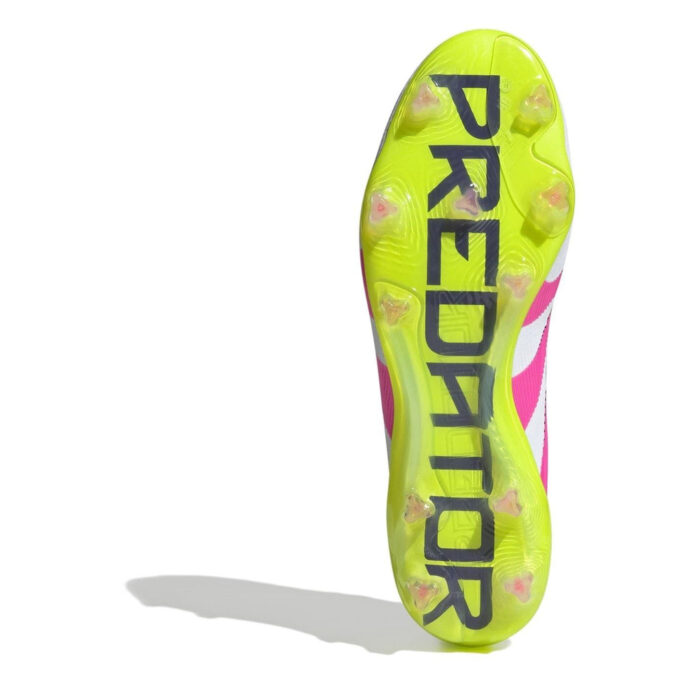 adidas Predator Firm Ground Football Boots – White/Pink – view 6