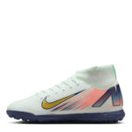 Nike Mercurial Superfly 10 Junior Turf Football Boots – Green/White – view 8