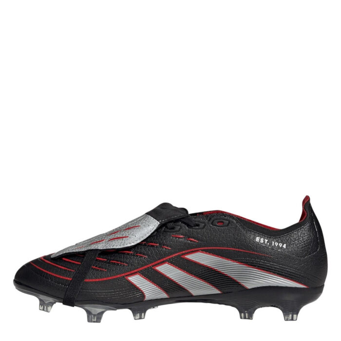 adidas Predator Firm Ground Football Boots – Black/Red – view 2