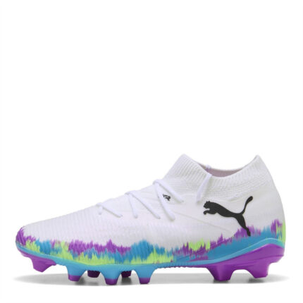 Puma Womens Future 8 Firm Ground Football Boots – White/Multi – view 2