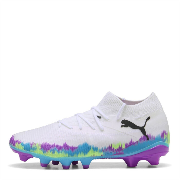 Puma Womens Future 8 Firm Ground Football Boots – White/Multi – view 2