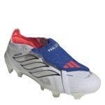 adidas Predator Firm Ground Football Boots – White/Blue – view 4
