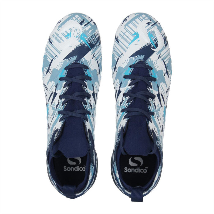 Sondico Blaze Junior Firm Ground Football Boots – Navy/White - Image 6
