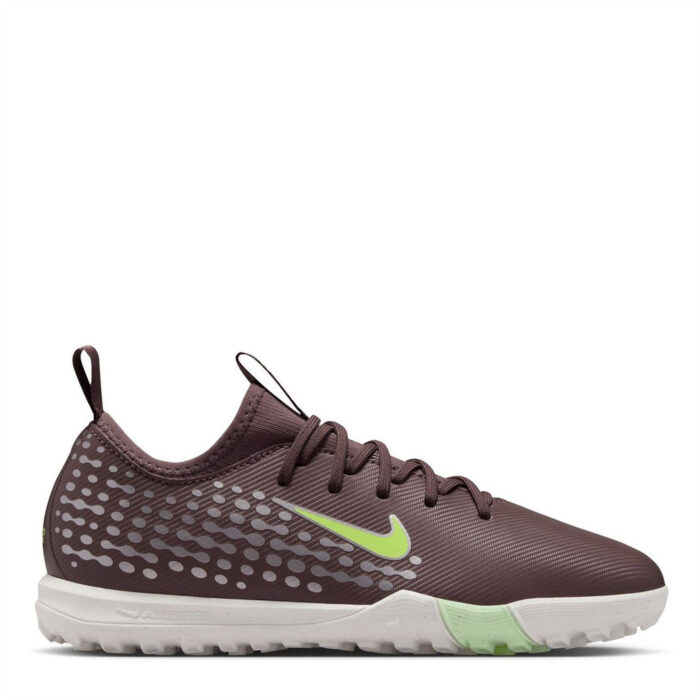 Nike Zoom Mercurial Vapor 16 Junior Turf Football Boots – Plum/Silver – view 2