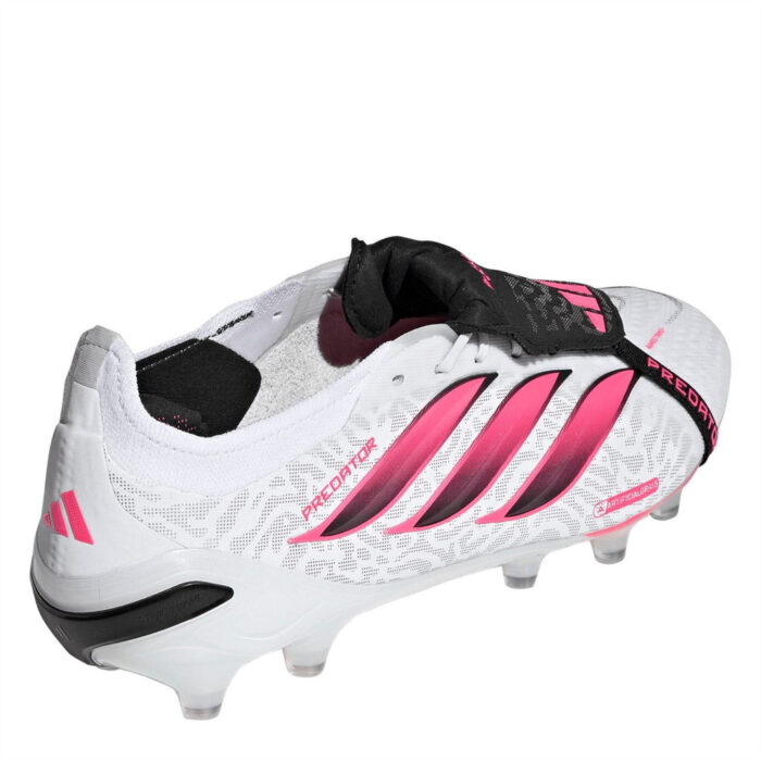 adidas Predator Artificial Ground Football Boots – White/Coral – view 5