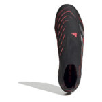 adidas Predator Firm Ground Football Boots – Black/Grey – view 5