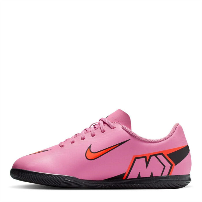 Nike Mercurial Vapor 16 Junior Indoor Football Boots – Pink/Black – view 6