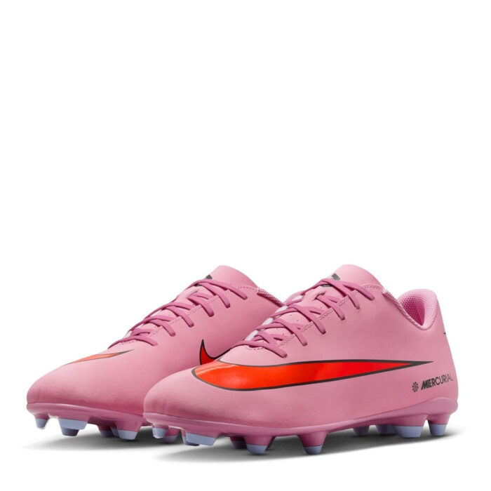 Nike Mercurial Vapor 16 Firm Ground Football Boots – Pink/Black – view 4