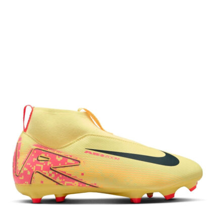 Nike Zoom Mercurial Superfly 10 Junior Firm Ground Football Boots – Orange/Navy