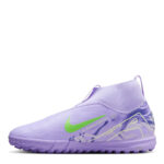 Nike Zoom Mercurial Superfly 10 Junior Turf Football Boots – Purple/Volt – view 2