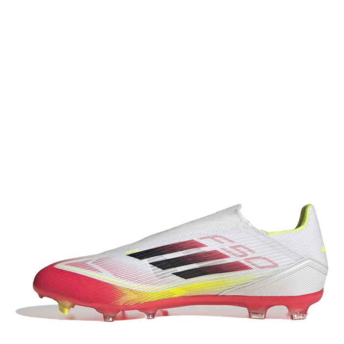 adidas F50 Firm Ground Football Boots – White/Red - Image 2