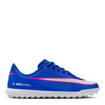 Nike Mercurial Vapor 16 Junior Turf Football Boots – Blue/Wht/Pink