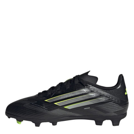 adidas F50 Junior Firm Ground Football Boots – Black/Lemon – view 2
