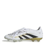 adidas Predator Firm Ground Football Boots – White/Blk/Gold – view 8