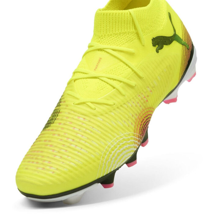Puma Future 8 Firm Ground Football Boots – Yellow/Black - Image 6