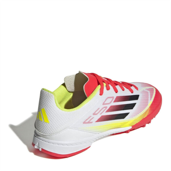 adidas F50 Junior Turf Football Boots – White/Red – view 4