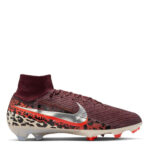 Nike Phantom High 6 Firm Ground Football Boots – Burgundy/Print