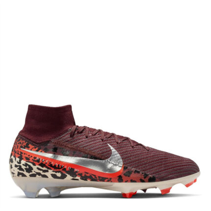Nike Phantom High 6 Firm Ground Football Boots – Burgundy/Print