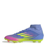 adidas F50 Firm Ground Football Boots – Blue/Lemon – view 2