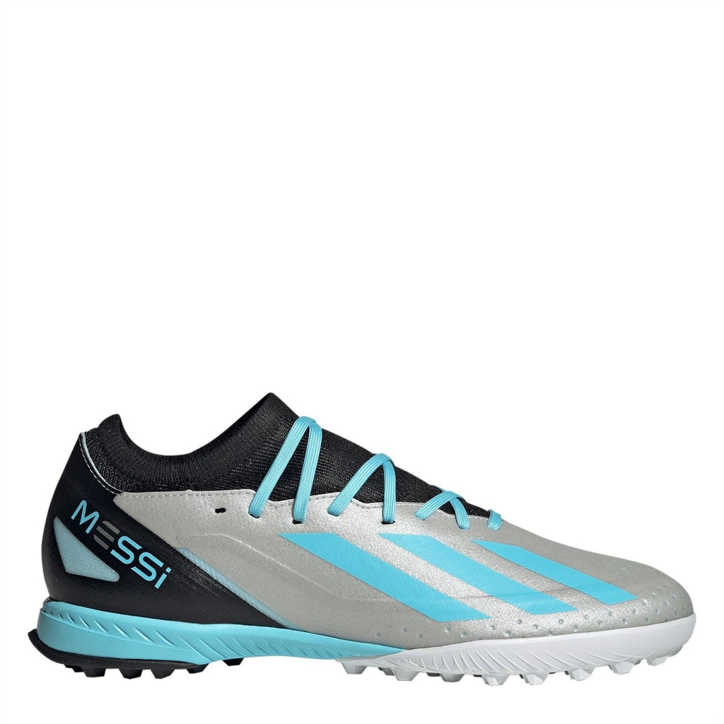 adidas X Crazyfast Turf Football Boots – Silver/Blue/Blk