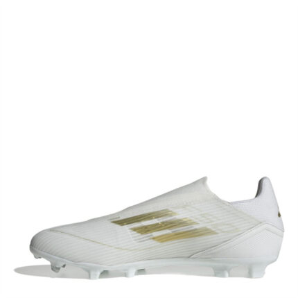 adidas F50 Firm Ground Football Boots – White/Gold/Wht – view 2