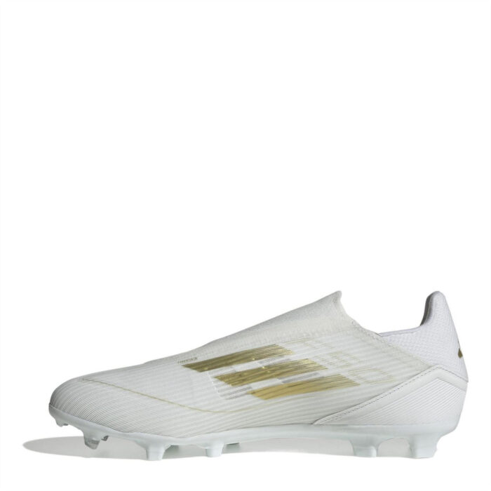 adidas F50 Firm Ground Football Boots – White/Gold/Wht – view 2