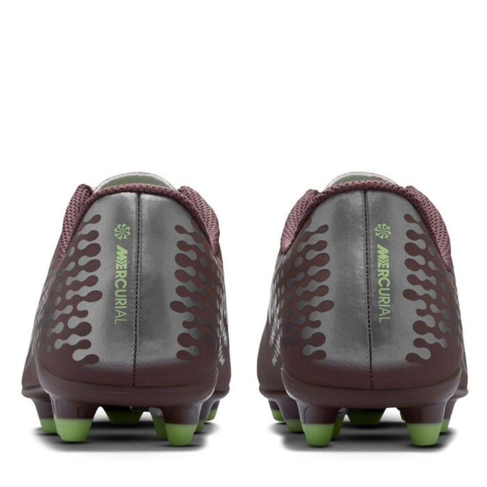 Nike Mercurial Vapor 16 Junior Firm Ground Football Boots – Plum/Silver – view 5