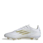 adidas F50 Firm Ground Football Boots – White/Gold/Wht – view 2