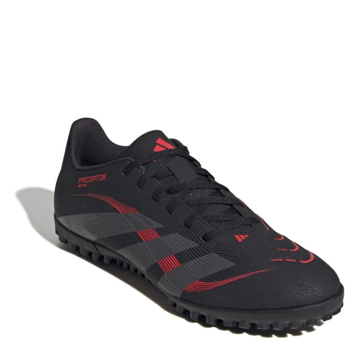 adidas Predator Turf Football Boots – Black/Grey – view 3